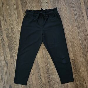 Paper bag dress pants